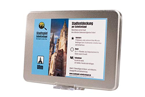 Schnitzeljagd ULM - Stadtspiel ULM für Touristen, Familien oder Teamevents. Entdecke ULM auf eigene Faust – tolle Alternative zum Reiseführer ULM