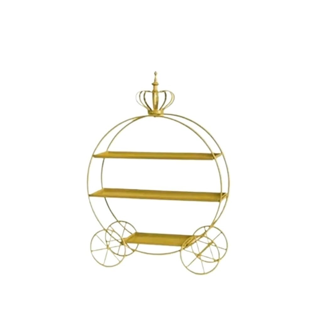 Cake Display Stand European Dessert Stand, Multi-layer Pastry Display, 3-layer Cupcake Cake Stand(Gold)