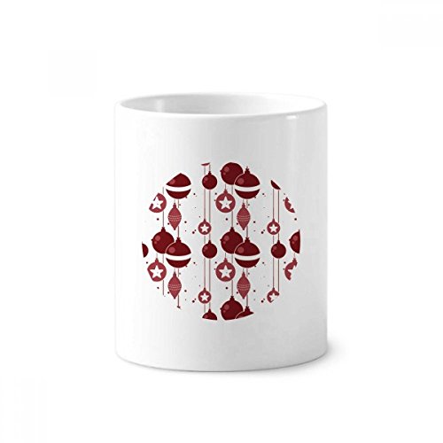 Pot en céramique pour brosses à dents fini le désordre avec cette tasse blanche déco Noël 350ml