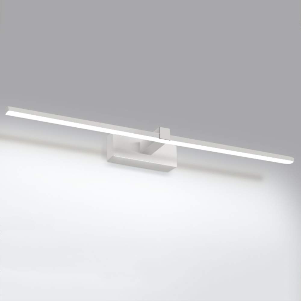 Lámpara De Pared LED Aplique De Pared Interior Espejo Moderno Lámpara Frontal Dormitorio Iluminación Noche Sala Estar Baño Luz De Pared Aplique Maquillaje Espejo Proyectores De Pared,White6500k,80cm