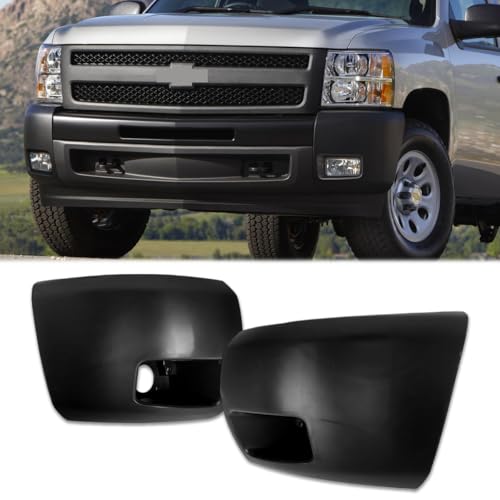 SHENGXUAN Pair Front Bumper End Cap for 2007-2013 Chevy Silverado 1500 by SHENGXUAN - Used condition - US$90.18