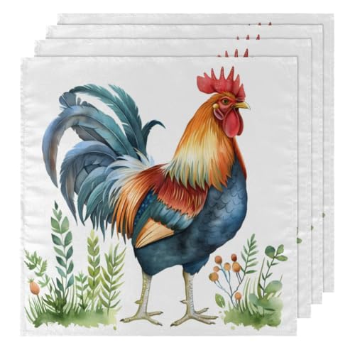Servilletas de Tela Set de 4 20x20 Pulgadas Multicolor miniatura 1