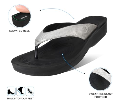 Image of AEROTHOTIC Comfortable Arch Support Flip Flops for Women Orthotic Sandals