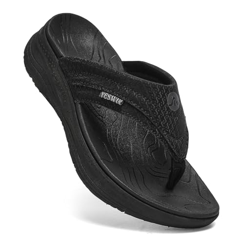 Women's Orthotic Platform Flip Flop with Arch Support Ladies Comfortable Recovery Walking Thong Sandals Slip On Indoor Outdoor for Summer Beach