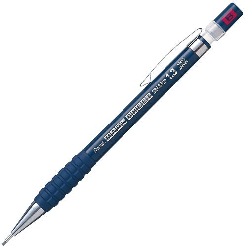 Mine 1.3 mm Pentel B AM13-B pour éviter les mines cassées en examen