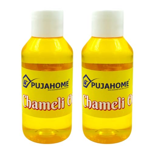 Image of Pujhome Chameli Oil For Hanuman Puja| Jasmine Oil Hanuma Ji Chola Puja | Jasmine Flower Oil | Chemali Oil For All Puja 100 ml Bottle(Pack of 2)