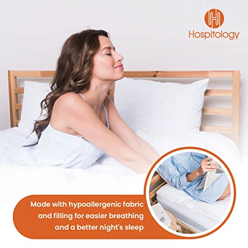 Hospitology Products Hypoallergenic Mattress Cover- Overstuffed - Deep Pocket - Goose Down Alternative Pillow Top Mattress Topper Twin - 39" W X 75" L #TOP1