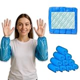 TYGA Store Manches pour couvrir les bras – Manchons de protection imperméables avec extrémités élastiques – Protection des bras robuste avec extrémités élastiques – Pour le nettoyage de la maison médical Taille unique