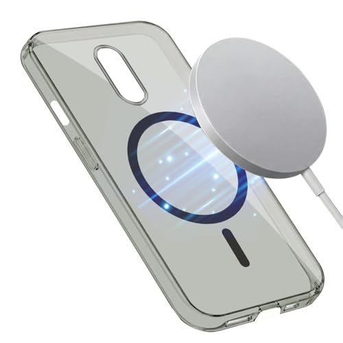 Image of Jkobi Lifetime Anti-Yellow MagSafe Compatible Clear Back Cover Case for OnePlus 7 (Sleek Hard Crystal | Shockproof and Camera Protection)