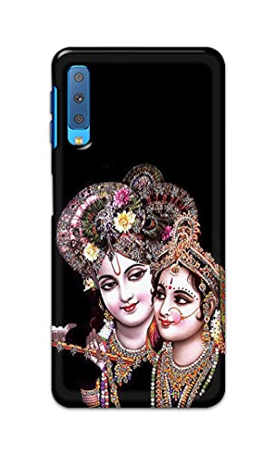 Image of PRINTFIDAA� Printed Hard Back Cover Case for Samsung Galaxy A7 2018 Back Cover (Radha Krishna) -2808
