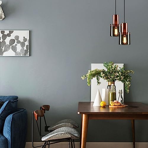 Candelabro de cristal HAZARA de oro rosa con altura ajustable para comedor 4