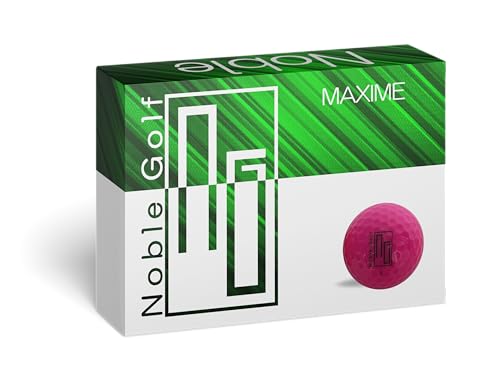 Ballon de golf Noble Maxime rose pour parcours et entrainement