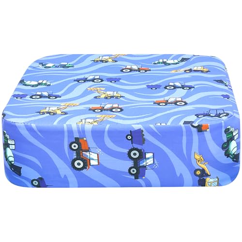 Toddler Booster Seat for Dining Table Chair Increasing Cushion Highchair Seat Pad On The Go Seat Highten Pad Travel Storage Chair Portable Kids Booster Seat for Toddlers Eating (Blue)