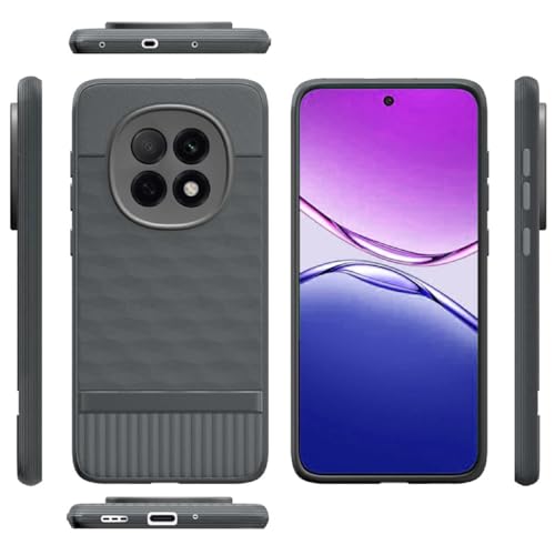 Image of Shockproof Case for Oppo F29 5G | Full Camera Protection | TPU Flexible Back Cover for Oppo F29 5G (Graphite Grey)