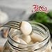 Flora Foods Italian Whole Garlic Cloves in Water Brine – Peeled & Ready to Eat – 10 oz Jar – Imported from Italy