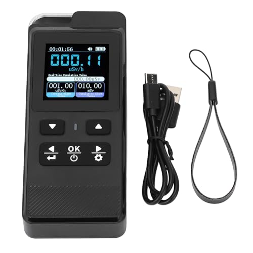 Portable Radiation Monitor High Sensitivity Radiation Dosimeter Light Sound Mode Alarm for Industrial Use