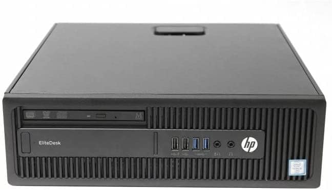 HP EliteDesk 800 G2 SFF Quad Core i5-6500 32GB DDR4 256GB + 1000GB WiFi Windows 10 Professional Desktop PC Computer (Renewed)
