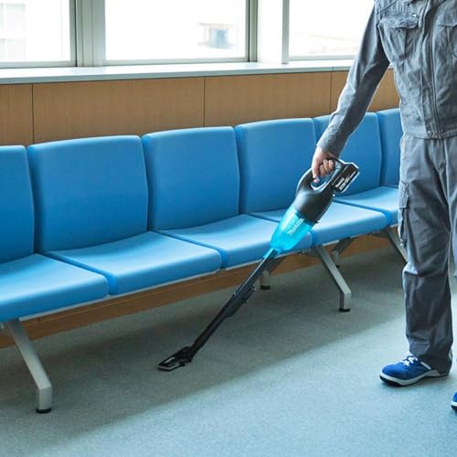 Makita 18V LXT 650 ml Stick Vacuum Cleaner, Lightweight, Portable, High-Performance Filter, See-Through Dust Canister, Angled Suction & 360° Swivel Floor Nozzle(Tool Only) by Makita - Image 5