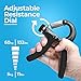 Grip Strength Trainer (Adjustable), Hand Grip Strengthener, Forearm Exerciser, Finger Strengthener Trainer (11 to 132 LB), Hand Grip Strengthener, Forearm Grip Adjustable Resistance Hand Gripper
