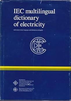Hardcover Iec Multilingual Dictionary of Electricity Book
