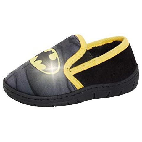 DC Comics Boys Batman Light Up Slippers Cover