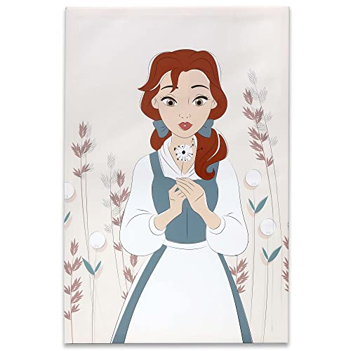 Grande toile Disney Belle pour habiller un grand mur blanc de chambre