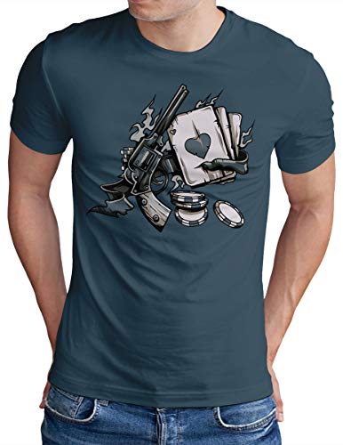 T-shirt homme Poker Casino OM3 le cadeau parfait pour joueur de cartes