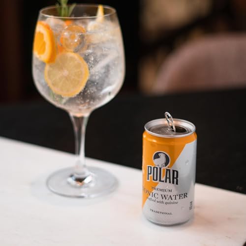 Image of LastFuel. Polar Tonic Water - 24pk 7.5oz Cans | Crisp Flavor, Perfect Fizz, Essential Mixer | Crafted with Natural Quinine