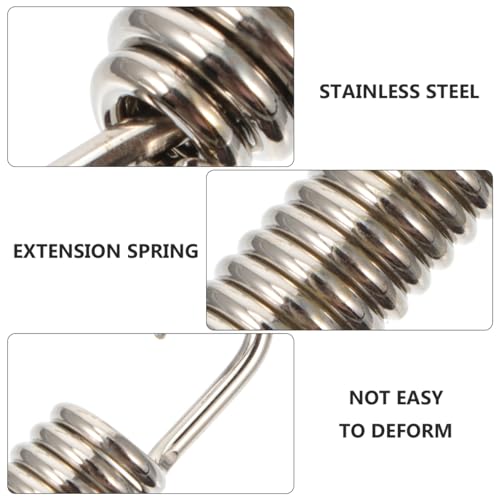 SOLUSTRE Auspuff Feder Voll Drehbare Edelstahl Befestigungsfedern Für Motorräder 65mm Spannfeder Für Auspuffanlagen Langlebige Montagefedern Für Motorbike Exhaust System