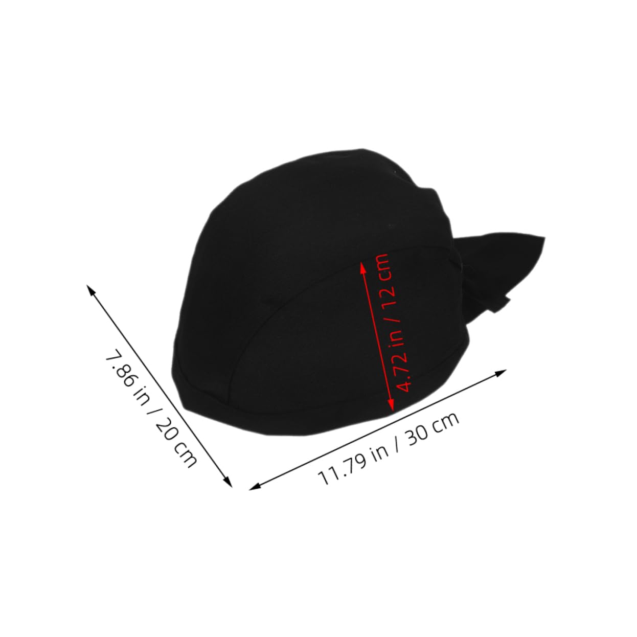 KOMBIUDA 12pezzi Cappello Da Cuoco Unisex Traspirante Per Addetti Alla Ristorazione Cappello Da Chef Per Uomo e Donna Berretto Da Cucina Nero
