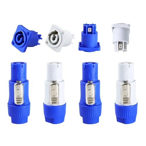 Kit de Conectores PowerCon 3 Pin x2 Sets miniatura 1