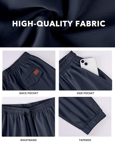 Pantalon cargo décontracté ajusté doté de poches ergonomiques et cordon
