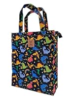 Made from high quality waterproof PVC coated cotton Wide enough to fit an A4 folder. Size 34.5*29*11cm Over the shoulder handles, zipped closure and one internal open pocket Plastic base board to help bag keep its shape Perfect for shopping, shoes, g...