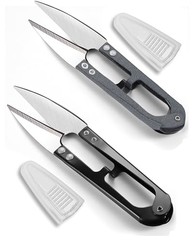 Forbici da potatura per bonsai HAN-LBG 2 pezzi, mini cesoie da potatura e forbici da cucito per germogli, foglie, fiori, ricamo a punto, lavoro a maglia, fai da te