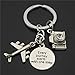 Portachiavi 1PC Portachiavi Terra Aereo Portachiavi Non Importa Dove Sospensione Viaggi Portachiavi Amicizia Best Friend Gioielli Fai da Te a Mano Portachiavi Portachiavi (Color : E875)