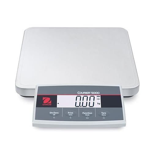 Miniatura 2 de Ohaus i-C52M30R Courier 5000 - Báscula de envío, 60 lb x 0.02 lb, 12.6 in x 13 in