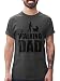 Produktbild Shirtracer The Walking Dad Herren T-Shirt und Männer Tshirt (S, Dunkelgrau)