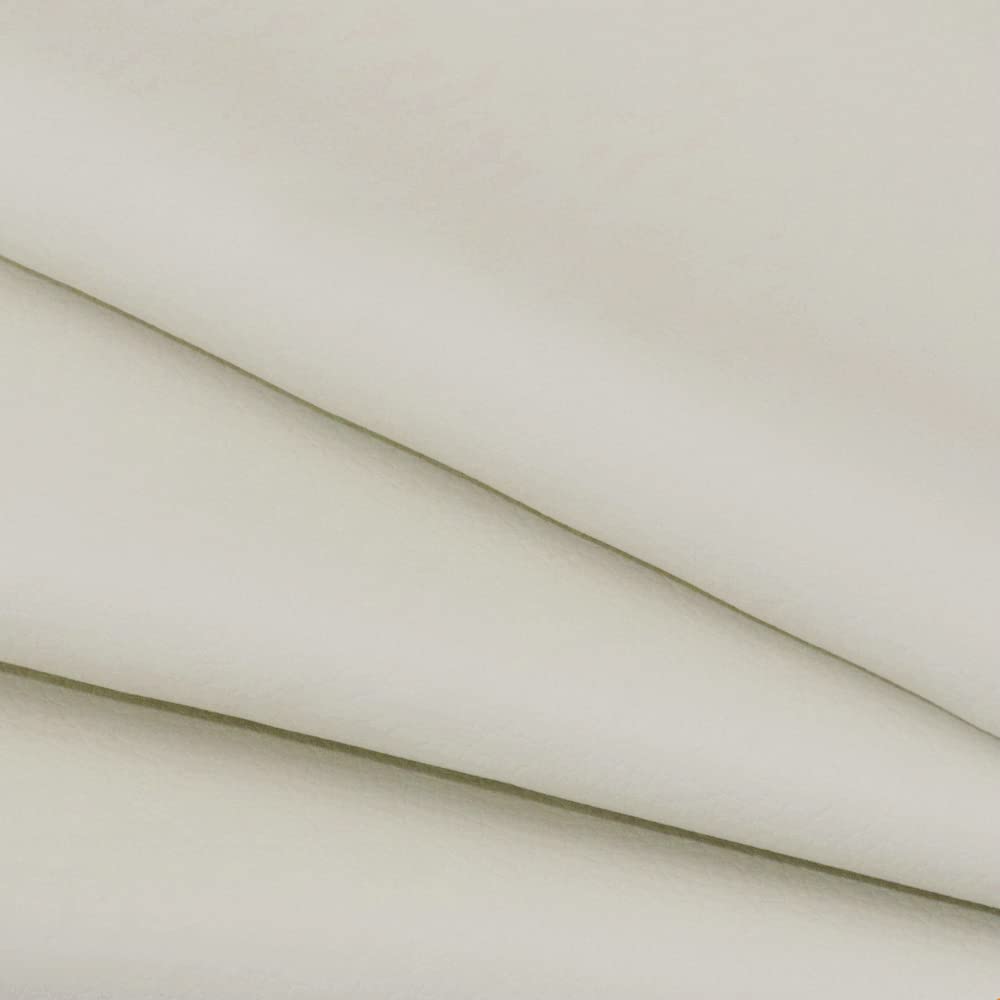 Toppa Adesiva In Pelle PU 100x137 Cm - Bianco Crema, Per Riparazione Divani E Borse, Autoadesiva