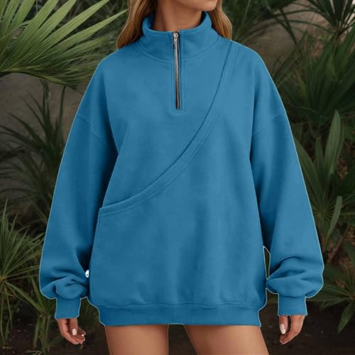 Sudadera sin capucha de forro polar suave con soga ajustable 5