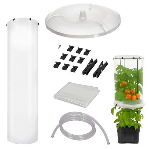 Preisvergleich Produktbild KOTARBAU® Tomatenhaube 40 cm x 150 cm Tomatenreifhauben ReifehaubenTomatenschirm Schutzhaube für Gemüse Folie Weiß Transparent