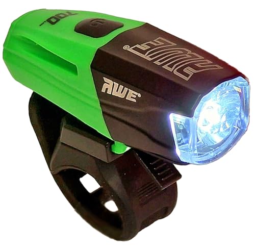 AWE® AWE700™ 700 Lumens EXTREMELY BRIGHT 1 x AWE Front LED USB Rechargeable Bicycle Front Light.Visibility 1km+ IPX4 Waterproof *SEE 360 VIDEO*