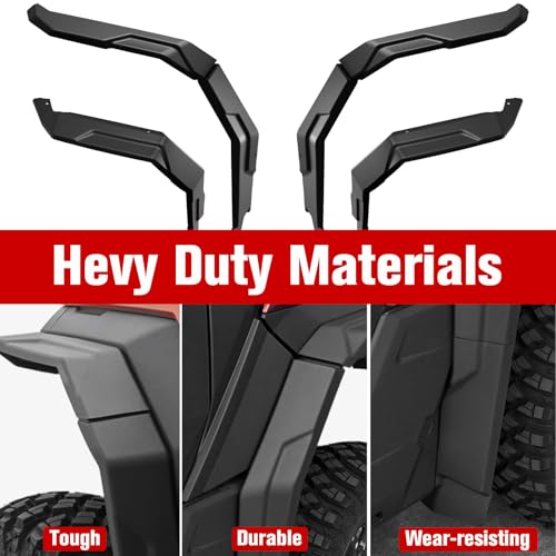Image of Fender Flares for Polaris Xpedition XP /ADV 2024+, Full Coverage Front & Rear Extended Mud Flaps Splash Guards for Polaris Xpedition XP /XP 5 /ADV /ADV 5 2024+ Accessories (Replace #2890638)