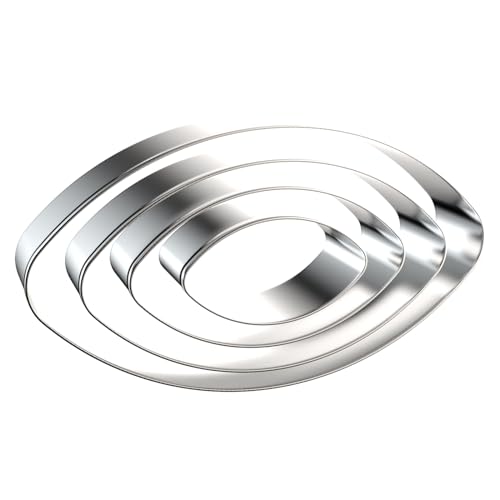 Football Cookie Cutter Set Large - 5 Inch, 4 Inch,...