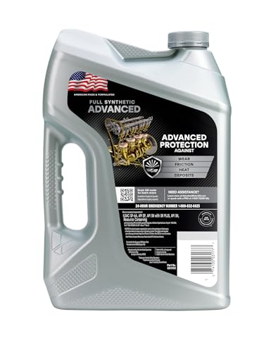 Valvoline 881150 Advanced Full Synthetic Sae 0W-20 Motor Oil 5 Qt thumb #1