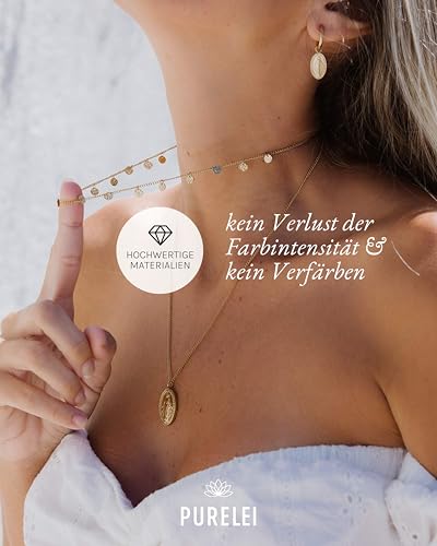Purelei Malihini Damenkette – Verstellbare Edelstahl Halskette 35-40 cm – Wasserfest, langlebig und elegant… – Ansicht 5