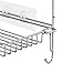 ZYLARUM Stainless Steel Folding Storage Rack | 2 - Tier Wall Mounted Shelves for Bathroom/Kitchen | Space Saving Organizer with 20lb Load Capacity | No Tools Installation