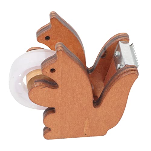 FUNOMOCYA Niedlicher Eichhörnchen Klebebandspender Mit Schneidefunktion Praktischer Schreibtisch-klebebandhalter Für Büro Zuhause Und Schule Süßes Eichhörnchen Design