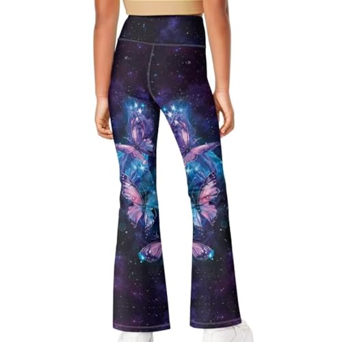 Yoga Pants Girls 5-14t Stylish Bell Bottoms for Girls Flare Leggings4