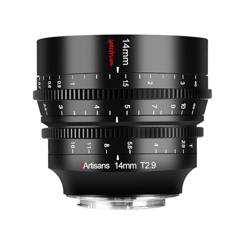 Amazon.co.jp: 7artisans 14mm T2.9 シネレンズ フルフレーム ビジョン