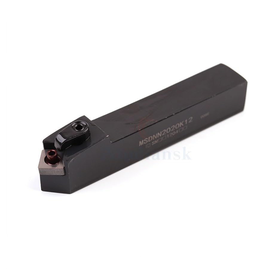 1PC MSDNN1616H12 MSDNN2020K12 MSDNN2525M12 MSDNN2525M15 Indexable External Turning Tools Holder for SNMG Carbide CNC Inserts(MSDNN1616H12)
